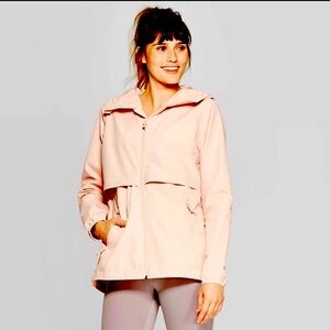 Champion C9 Jacket Rain Windbreaker With Hood Coat Large Pink